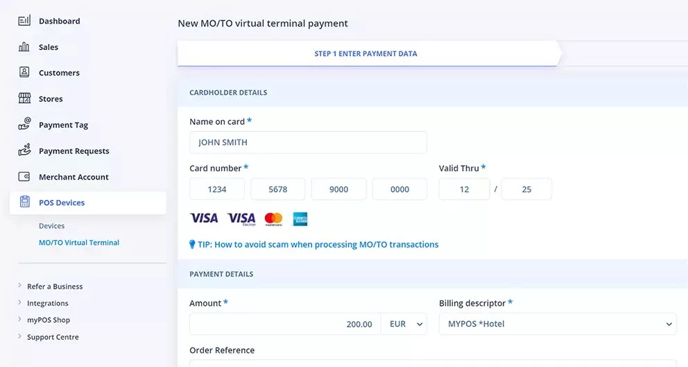 MO/TO transaction step 2