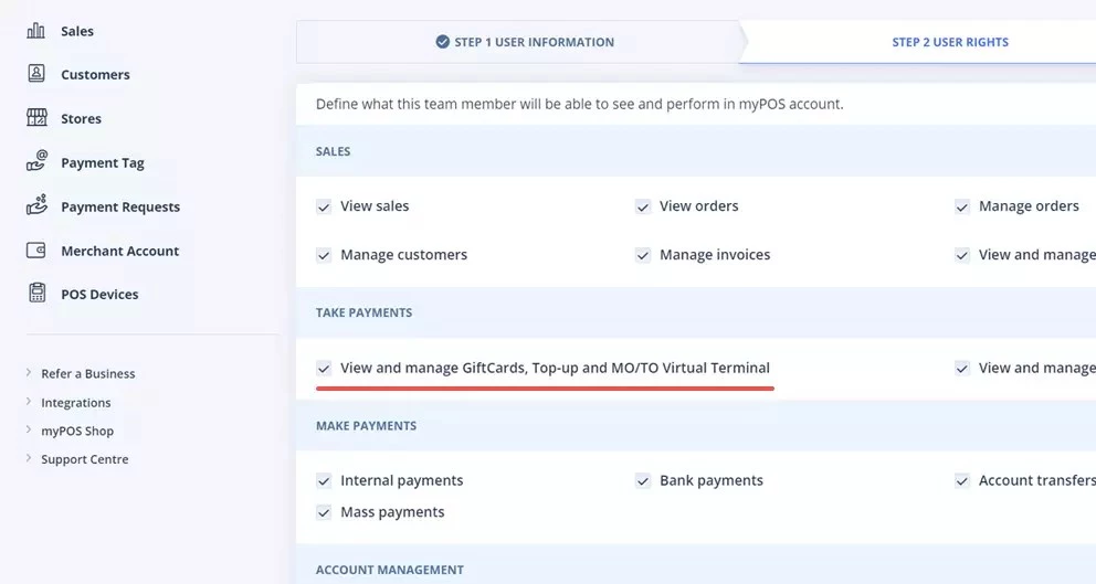 MO/TO transaction step 5